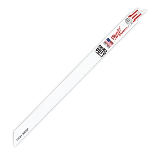 Milwaukee 48-00-5189 Super SawzAll Thin Kerf Metal Cutting Blades, 12&quot; 18T 5Pk