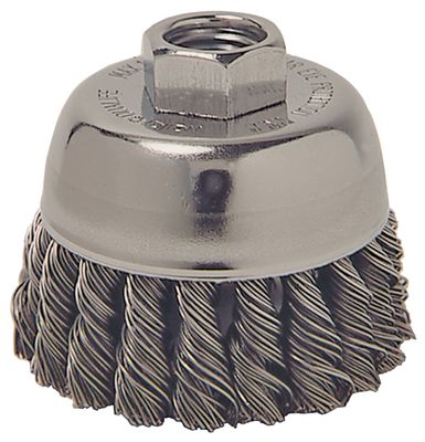 Weiler 36038 Knotted Wire Cup Brush, 3&quot;
