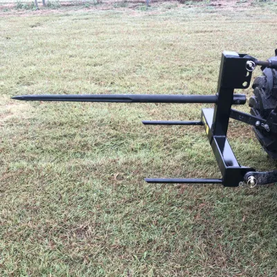 Pierce ABS3PTLD Black 3-Point Bale Spear