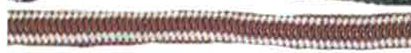 AAA Polyester Knit Braided Burgundy/White Neck Rope 1/2&quot;X10Ft Horse Tie Rope w/SS Hardware