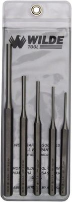 Wilde Pin Punch Set, 5-Pc  US-Made