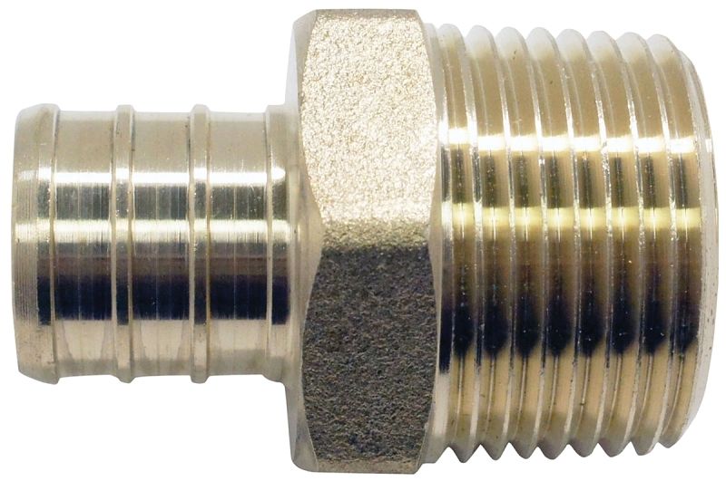 Apollo APXMA34345PK Brass Pex Male Adaptor, 3/4&quot;  5Pk