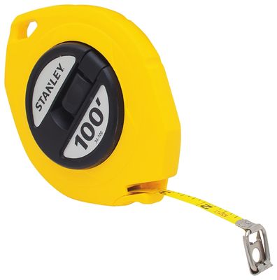 Stanley 34-106  Yellow ABS Case Tape Measure, 100Ft