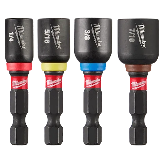 Milwaukee 49-66-4562 Shockwave Mag. 1-7/8&quot; NutDriver Set