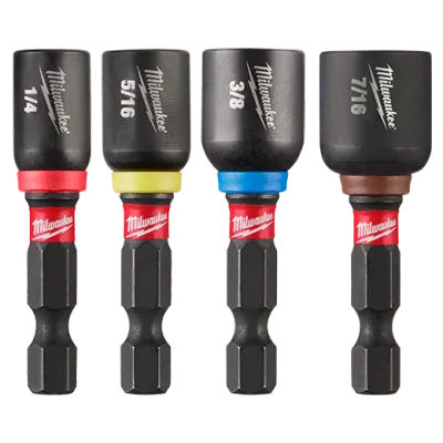 Milwaukee 49-66-4562 Shockwave Mag. 1-7/8&quot; NutDriver Set
