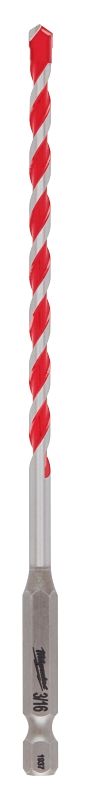 Milwaukee 48-20-9006 Masonry Drill Bit, 3/16&quot;X4&quot;X6&quot;  2-Pk.