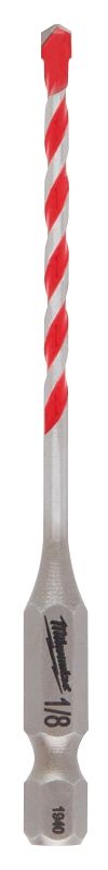 Milwaukee 48-20-9000 Masonry Drill Bit, 1/8&quot;X1-1/2&quot;X3&quot;