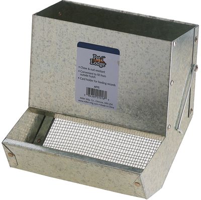 Pet Lodge AF7S Sifter Bottom Rabbit Feeder, 7&quot;
