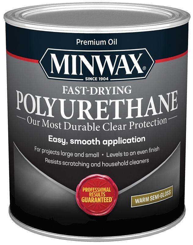Minwax 63005444 Semi-Gloss Polyurethane Finish 1-Qt
