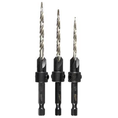 Milwaukee 3Pc Countersink Bit Set