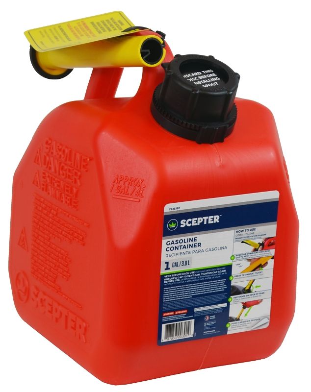 Scepter FG4G111 Gas Can w/FMD, 1-Gal