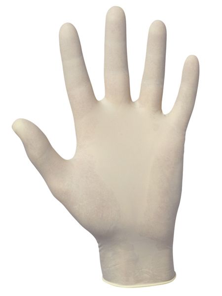 SAS 6592-20 Value Touch Large Latex Gloves, 100-Ct.
