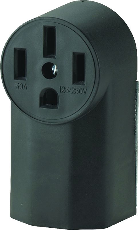 Eaton 1212 Surface Receptacle, 125/250V, 50A NEMA14-50R, 4-Wire (Stove Receptacle)