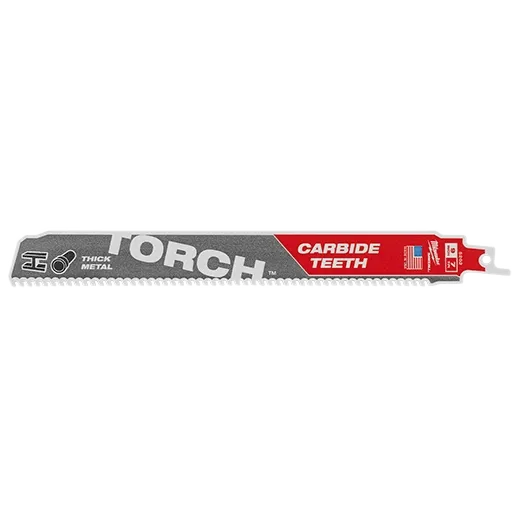 Milwaukee &quot;The Torch&quot; w/Carbide Teeth SawzAll Blade