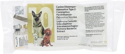 Boehringer 106095 SoloJec 10-Way Dog Vaccine