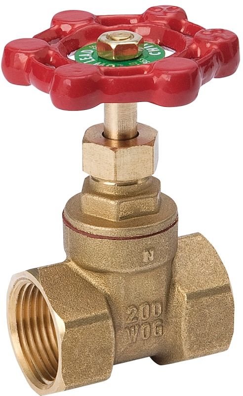 B&amp;K ProLine 100-407NL Brass Gate Valve, 1-1/2&quot;