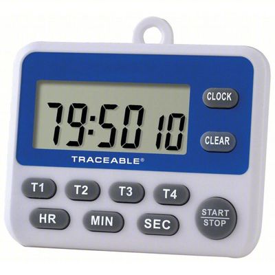 Traceable 5001 Digital Clock/Timer, 4-Channel, Count Down/Count Up