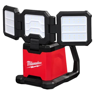 Milwaukee M18 Rover Dual Power Triple Panel Flood &amp; Area Light