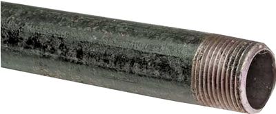 Kloeckner Metals 38BlPipe Steel Black Pipe, 3/8&quot;