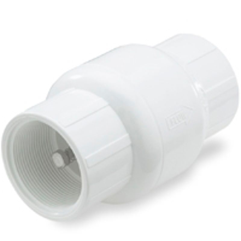 NDS 1001-12/KC1250T PVC Threaded Check Valve, 1-1/4&quot;