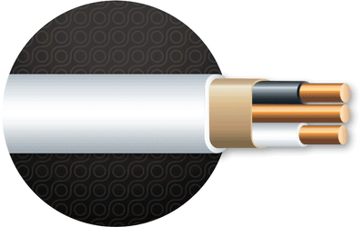CerroWire 8/3NM-WGX125Ft Building Wire