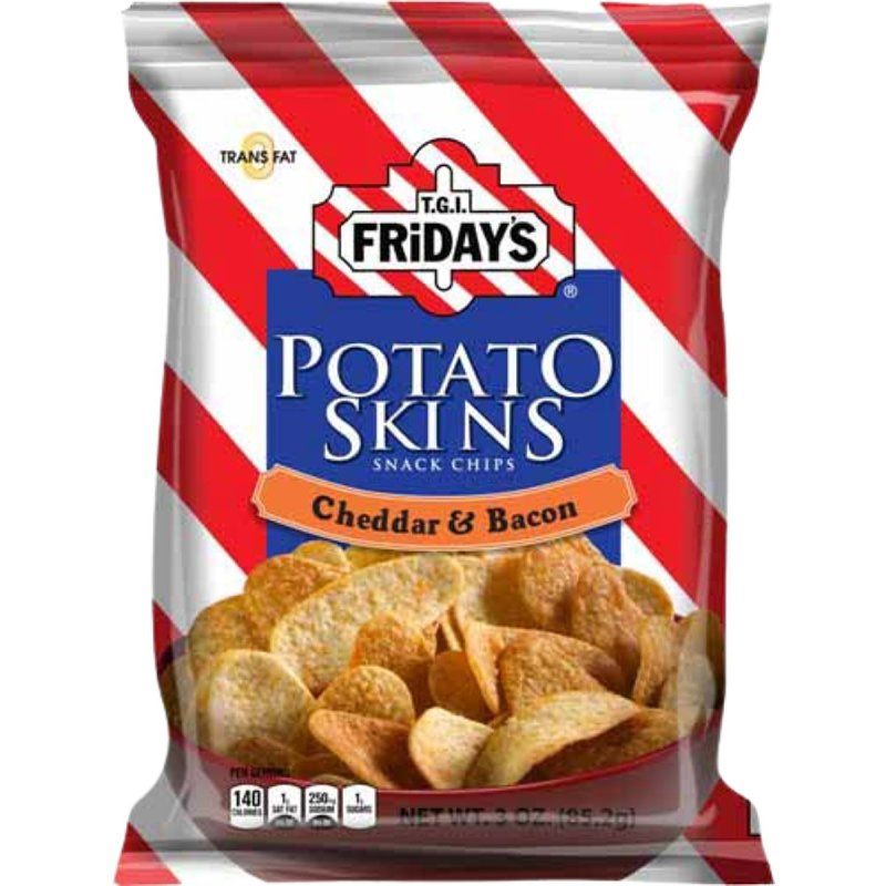 TGI Friday&#39;s 432890 Cheddar Bacon Potato Skins, 3oz