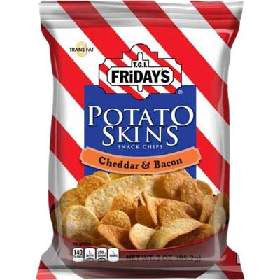 TGI Friday's 432890 Cheddar Bacon Potato Skins, 3oz