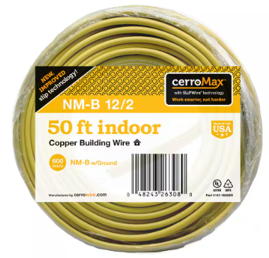 CerroWire 12/2NM-WGX50 Building Wire