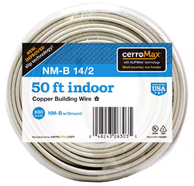 CerroWire 14/2NM-WGX50 Building Wire