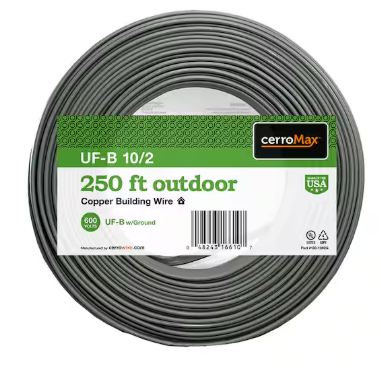 CerroWire 10/2UF-WGX250 Building Wire