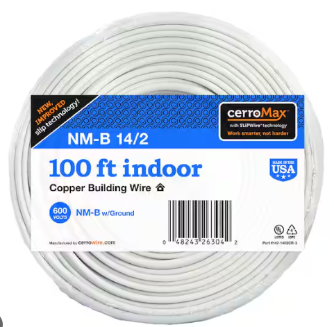 CerroWire 14/2NM-WGX100 Building Wire