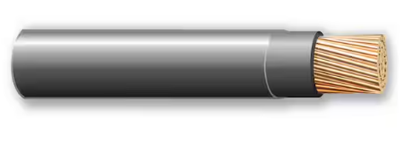 CerroWire 4BK-STRX500 Single Building Wire, 4Ga Black-STR, THHN