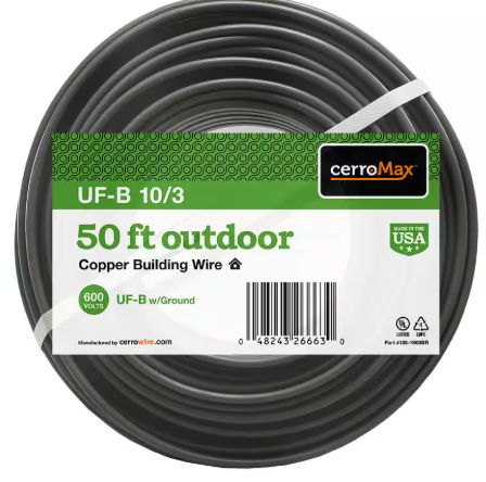 CerroWire 10/3UF-WGX50 Building Wire