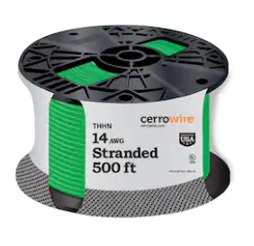 CerroWire 14GRN-STRX500 THHN Single Building Wire