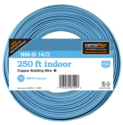CerroWire 14/3NM-WGX250 Building Wire