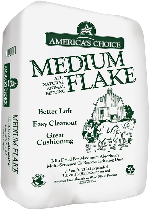 America&#39;s Choice MEDAC50 Medium Flake Poplar Shavings 3.0/7.5CF