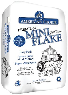 America&#39;s Choice MiniAC483 Mini-Flake Poplar Shavings 3.0/7.5CF
