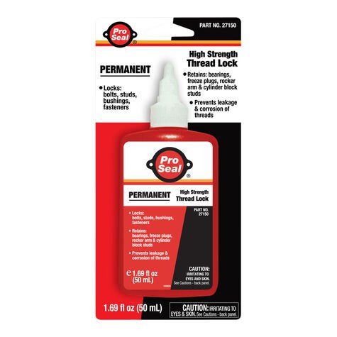 Pro Seal Red Thread Locker, 50ML