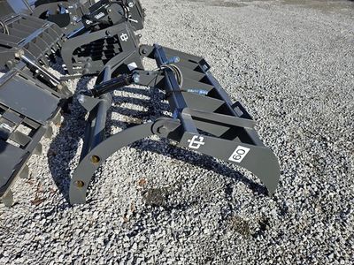 Ironcraft Compact Tractor Root Grapple Rake, 5Ft