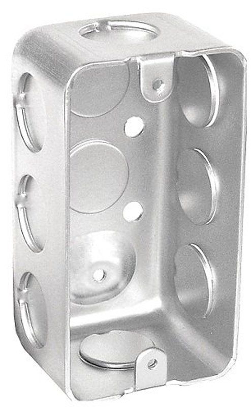 Southwire G19281-UPC Steel Handy Box, W/1/2&quot;KO, 4&quot;LX2&quot;WX1-7/8&quot;D, 13cu-in