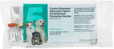 Boehringer 108842 SoloJec 5-Way Dog Vaccine