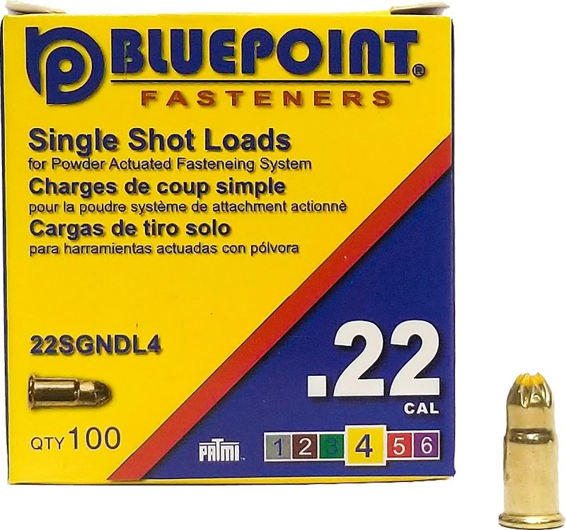 BluePoint 22SGNDL4P Yellow .27 PL4 Load Strip 100Box