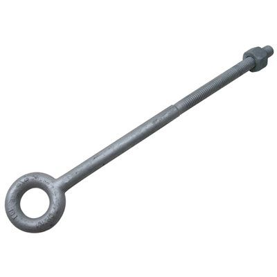 Galv Forged Eyebolt, 5/8&quot;X12&quot;  4750Lbs WLL