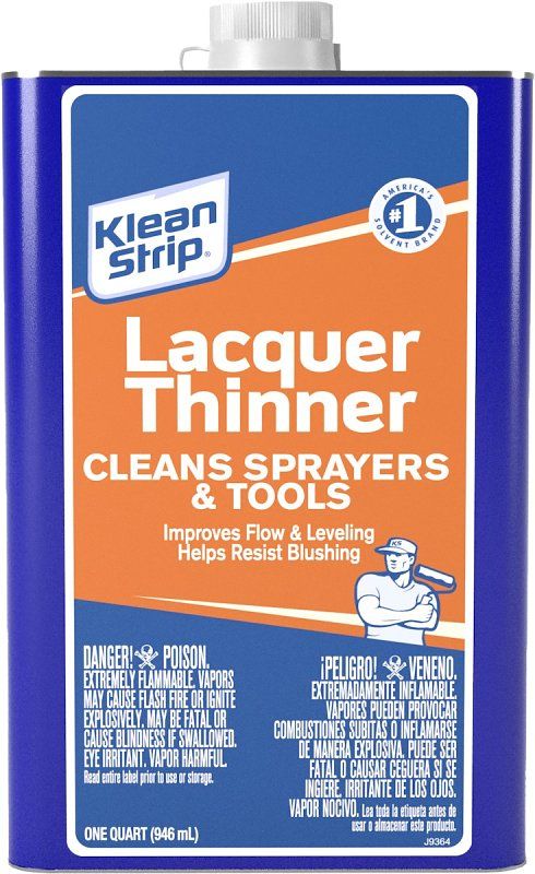 Klean Strip QML170 Lacquer Thinner, 1-Qt