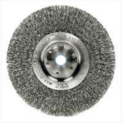 Weiler 36406 Coarse Crimped Wire Wheel Brush, 6&quot;