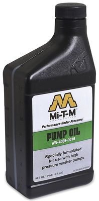Mi-T-M AW-4085-0016 Pressure Washer Pump Oil, 1-Pt