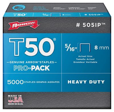Arrow T50X5/16&quot; Staples