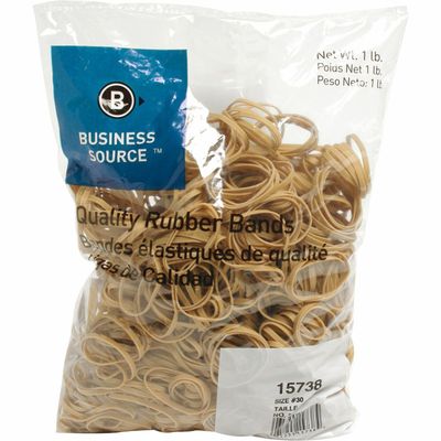 Business Source Quality Rubber Bands, #30 2&quot;X 0.1&quot;,  1150Pk