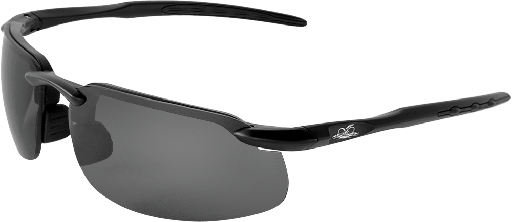 Swordfish Sunglasses, Smoke Anti-Fog/Matte Black