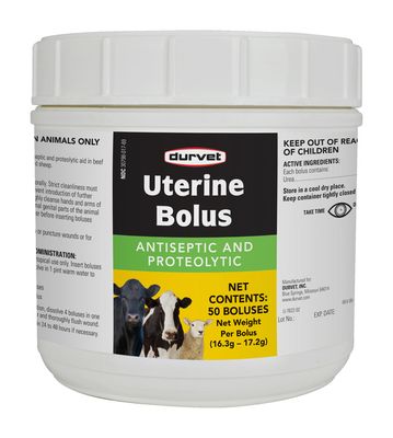 Durvet 4200 Uterine Bolus for Cattle &amp; Sheep